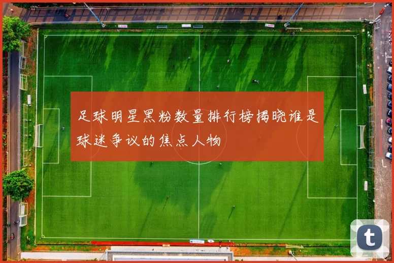 足球明星黑粉数量排行榜揭晓谁是球迷争议的焦点人物