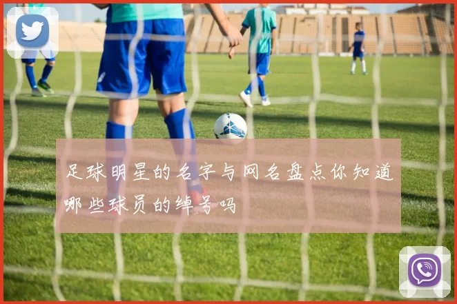 足球明星的名字与网名盘点你知道哪些球员的绰号吗